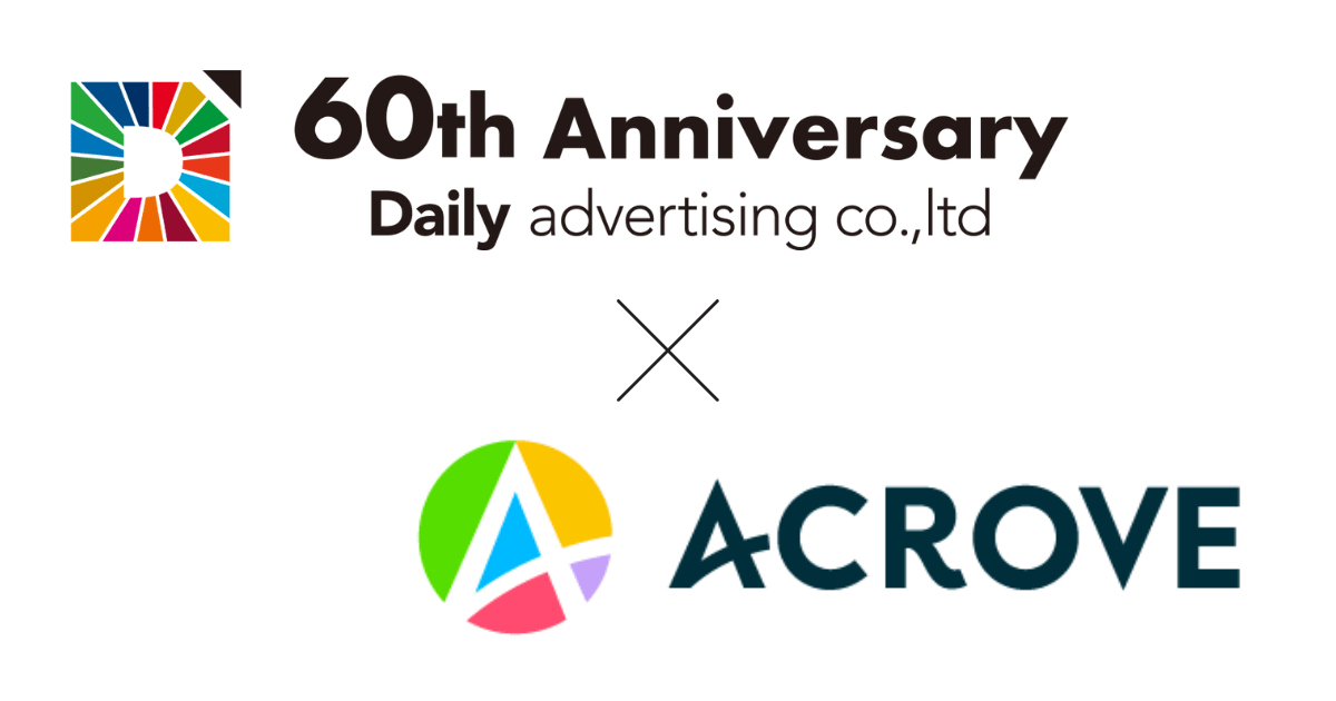 ACROVEが総合広告事業を手掛けるデイリースポーツ案内広告社とパートナー提携　　