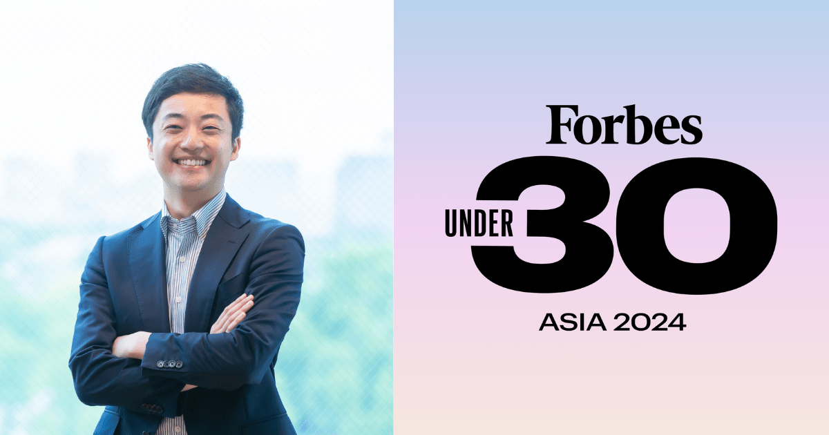 「Forbes 30 Under 30 Asia 2024」に代表 荒井俊亮が選出