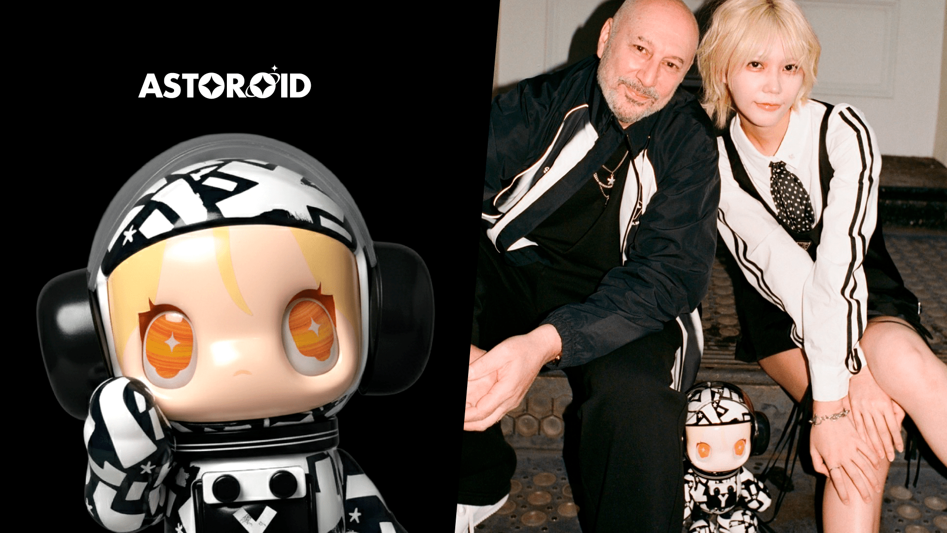 アートとカルチャーを繋ぐ日本発コラボレーション・アートトイ「ASTOROID」グラフィティアートのパイオニア、エリック・ヘイズと元乃木坂46・川後陽菜とのコラボモデルで始動。